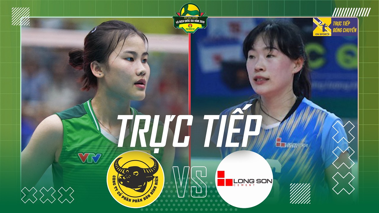 Link xem trực tiếp b&oacute;ng chuyền nữ Việt Nam VĐQG 2026 ng&agrave;y 9/4: VTV B&igrave;nh Điền Long An chiếm ng&ocirc;i đầu?