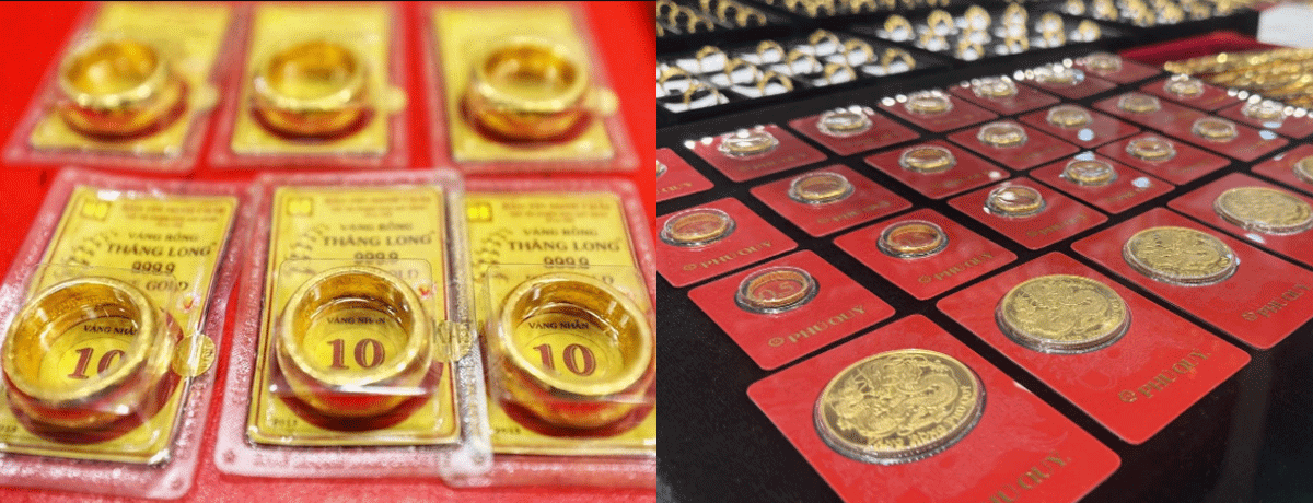 Gi&aacute; v&agrave;ng trong nước bật tăng, gi&aacute; v&agrave;ng thế giới giảm: Nguy&ecirc;n nh&acirc;n gi&aacute; v&agrave;ng biến động kh&oacute; lường