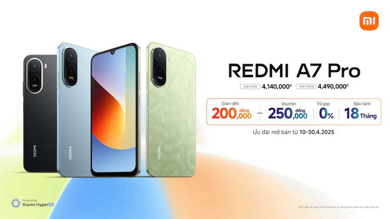 Xiaomi ra mắt REDMI A7 Pro gi&aacute; hơn 4 triệu đồng, m&agrave;n h&igrave;nh \'ngon cho&eacute;t\' c&ugrave;ng vi&ecirc;n pin \'si&ecirc;u tr&acirc;u\'