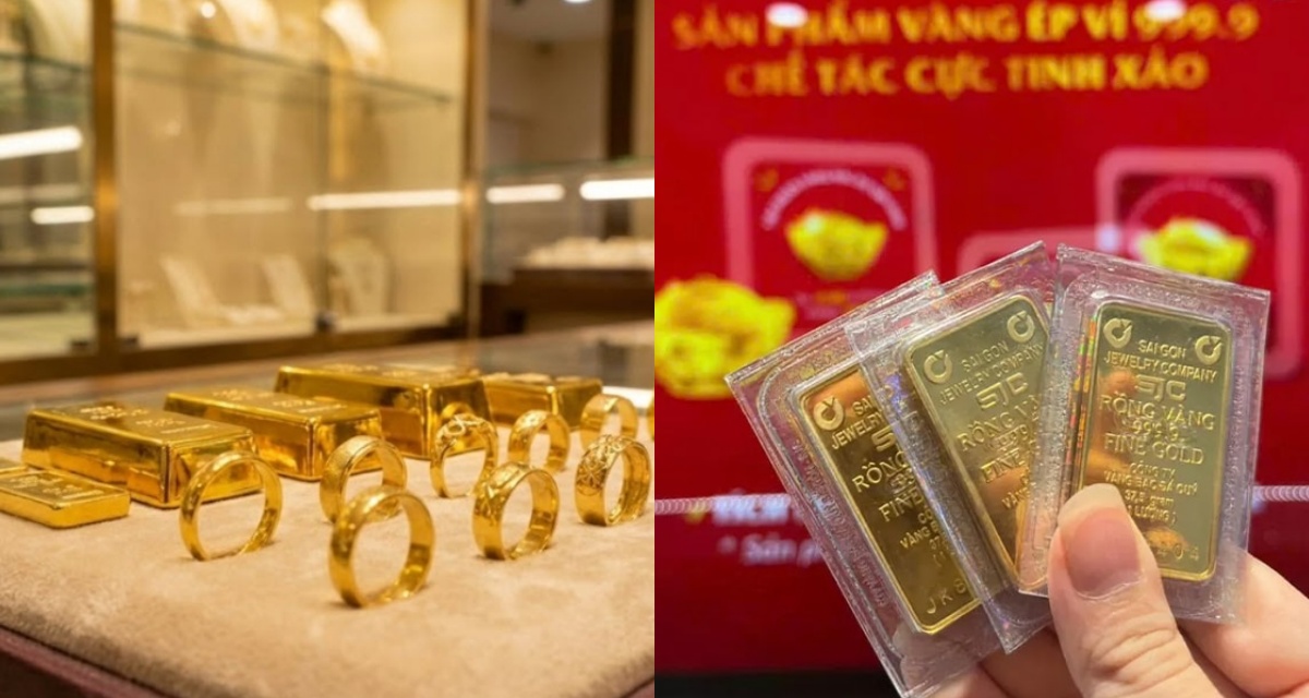 Gi&aacute; v&agrave;ng h&ocirc;m nay 10/4: V&agrave;ng SJC tăng 1,2 triệu/lượng, v&agrave;ng nhẫn v&agrave; thế giới c&ugrave;ng biến động tr&ecirc;n thị trường