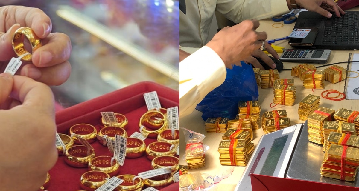 Gi&aacute; v&agrave;ng h&ocirc;m nay (trưa 10/4): V&agrave;ng SJC, nhẫn 9999, thế giới tăng trở lại, thị trường tiềm ẩn nhiều biến động