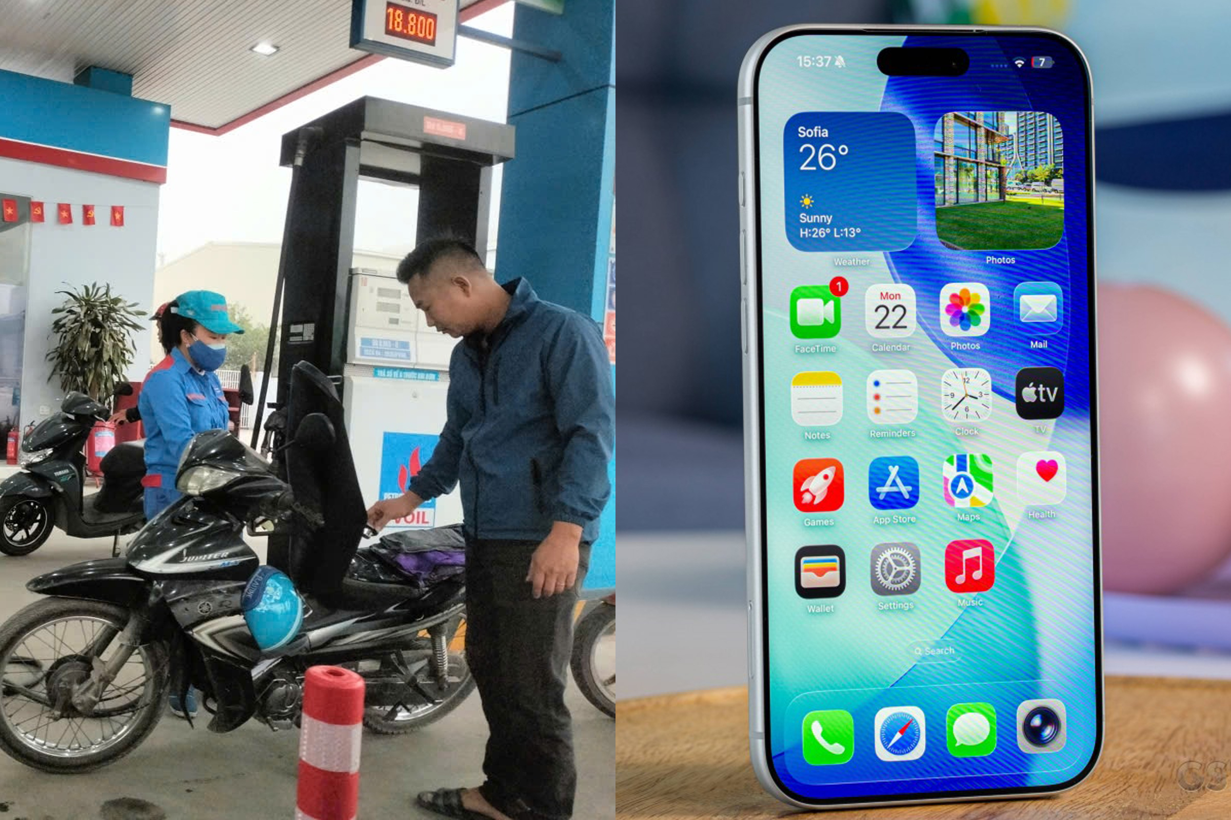 Gi&aacute; xăng dầu chiều h&ocirc;m nay 11/4: Gi&aacute; xăng giảm gần 3.000 đồng/l&iacute;t, gi&aacute; dầu giảm gần 10.000 đồng/l&iacute;t, gi&aacute; iPhone ra sao?