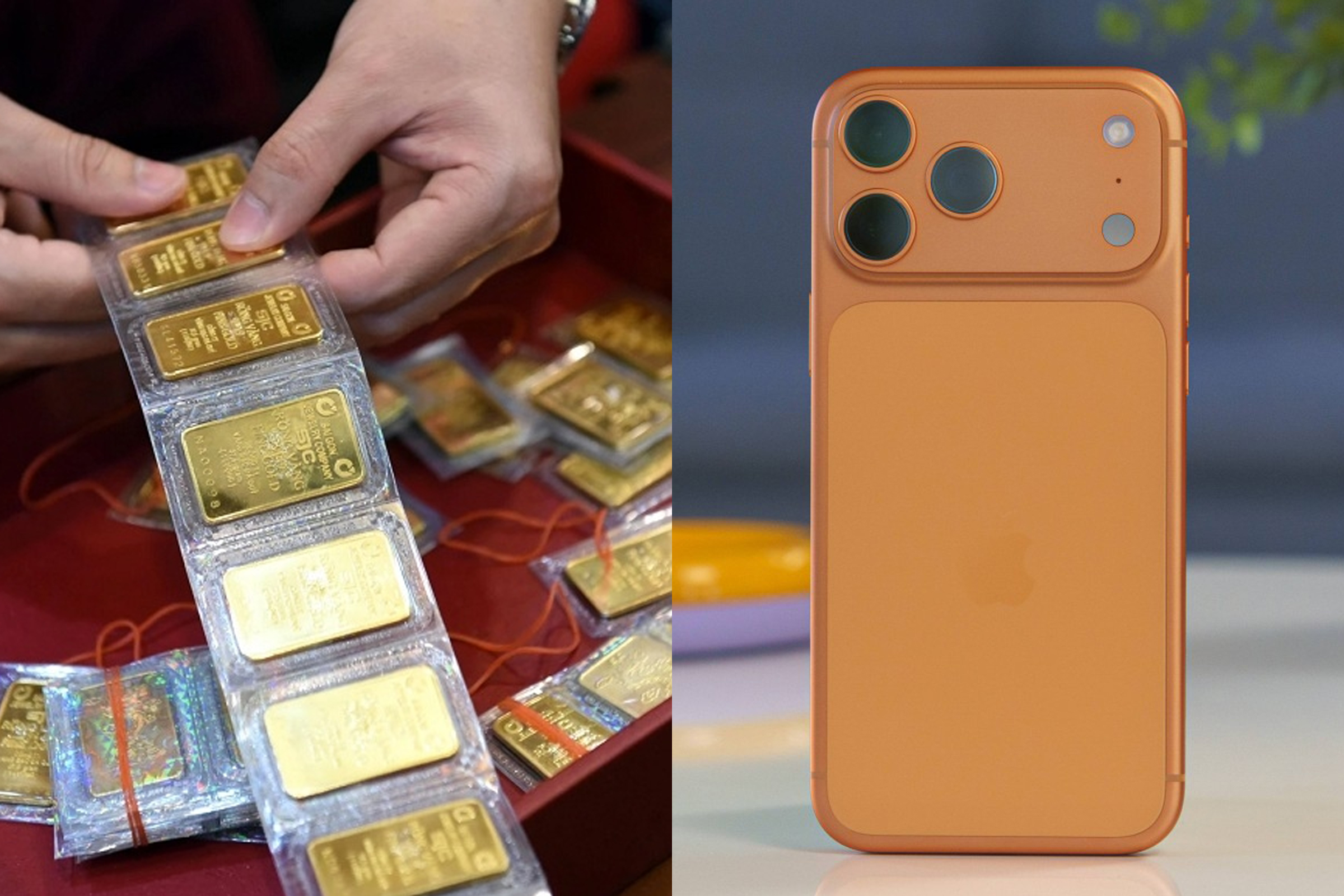 Gi&aacute; v&agrave;ng chiều h&ocirc;m nay 11/4: Gi&aacute; v&agrave;ng miếng SJC v&agrave; v&agrave;ng nhẫn 9999 giảm s&aacute;t 172 triệu/lượng, gi&aacute; iPhone 17 c&oacute; ảnh hưởng?