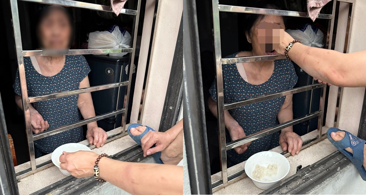 Sự thật bất ngờ sau vụ cụ b&agrave; ở H&agrave; Nội bị nhốt trong nh&agrave; bị cắt điện, nước, con phải đưa cơm qua cửa sổ