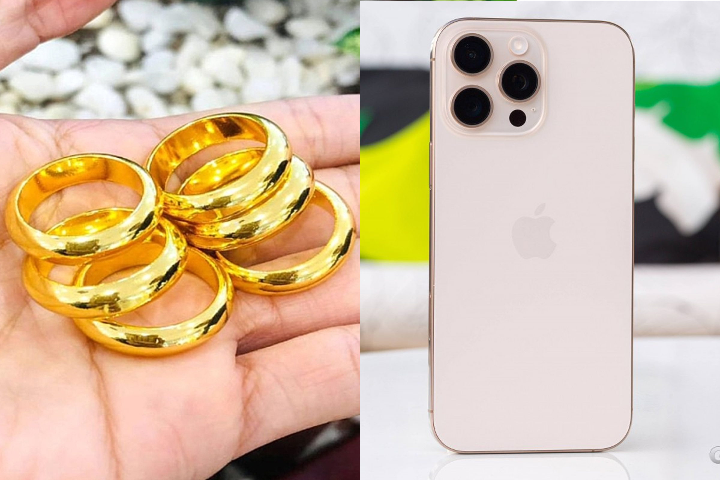 Gi&aacute; v&agrave;ng 9999 chiều h&ocirc;m nay 12/4: V&agrave;ng SJC giảm 2,1 triệu đồng/lượng, v&agrave;ng nhẫn 9999 ổn định, gi&aacute; iPhone 16 ra sao?