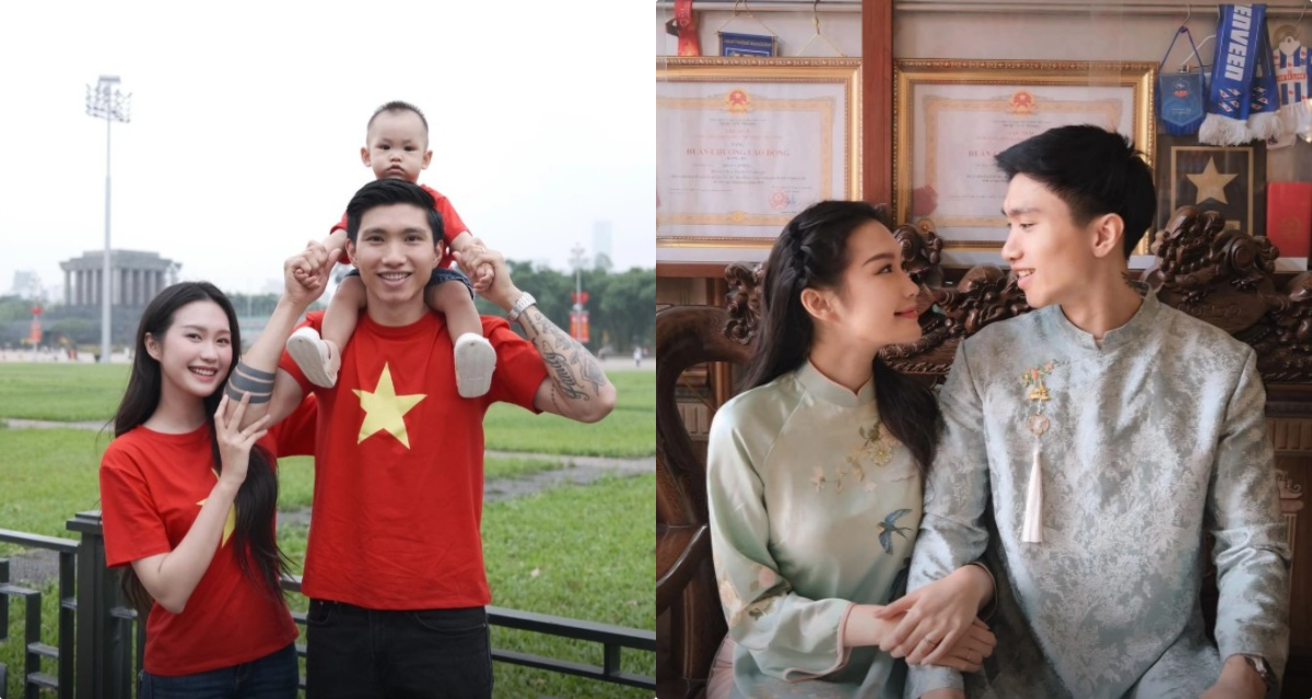 2 năm h&ocirc;n nh&acirc;n của Đo&agrave;n Văn Hậu v&agrave; Do&atilde;n Hải My: Tổ ấm vi&ecirc;n m&atilde;n, c&ugrave;ng nhau vượt s&oacute;ng gi&oacute;