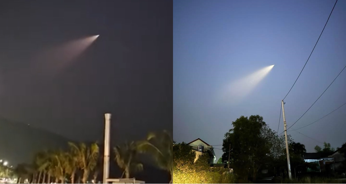 Đ&atilde; t&igrave;m ra lời giải đ&aacute;p về vệt s&aacute;ng lạ như sao chổi tr&ecirc;n bầu trời Đ&agrave; Nẵng, c&oacute; phải đĩa bay hay thi&ecirc;n thạch?