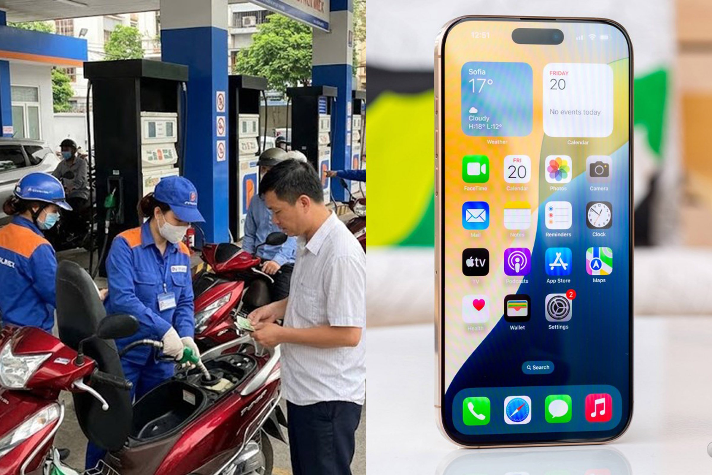 Gi&aacute; xăng dầu h&ocirc;m nay 13/4: Dầu thế giới vượt ngưỡng 100 USD/th&ugrave;ng, trong nước giảm s&acirc;u, gi&aacute; iPhone ch&iacute;nh h&atilde;ng ra sao?