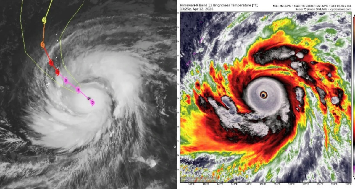 B&atilde;o Sinlaku tăng cấp cực đại 50.000 người c&oacute; thể gặp thảm họa, Việt Nam chịu ảnh hưởng gi&aacute;n tiếp