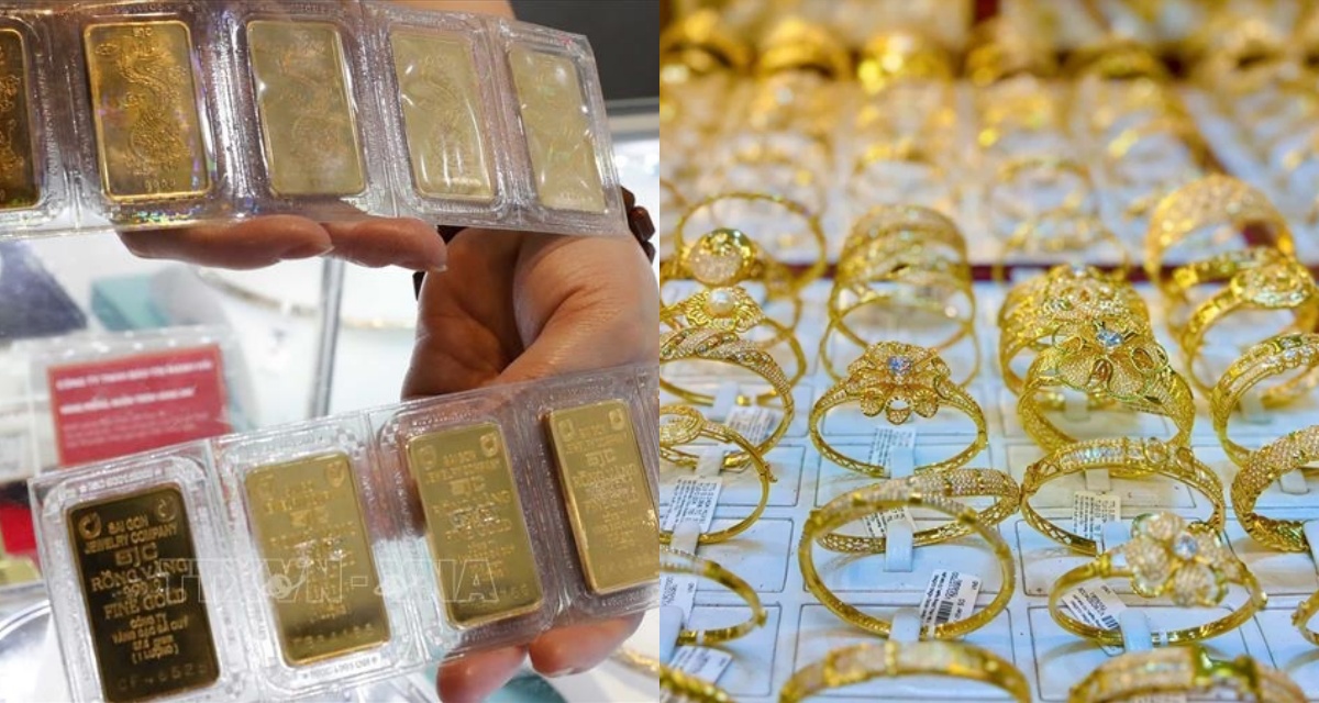 Gi&aacute; v&agrave;ng h&ocirc;m nay (trưa 13/4): V&agrave;ng SJC giảm gần 1 triệu đồng/lượng, gi&aacute; thế giới chịu t&aacute;c động từ căng thẳng Mỹ - Iran 