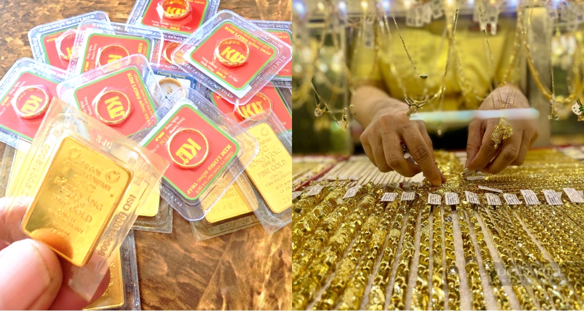 Gi&aacute; v&agrave;ng h&ocirc;m nay 13/4 mới nhất: V&agrave;ng SJC v&agrave; v&agrave;ng nhẫn tụt dốc kh&ocirc;ng phanh, gi&aacute; &lsquo;chợ đen&rsquo; diễn biến lạ