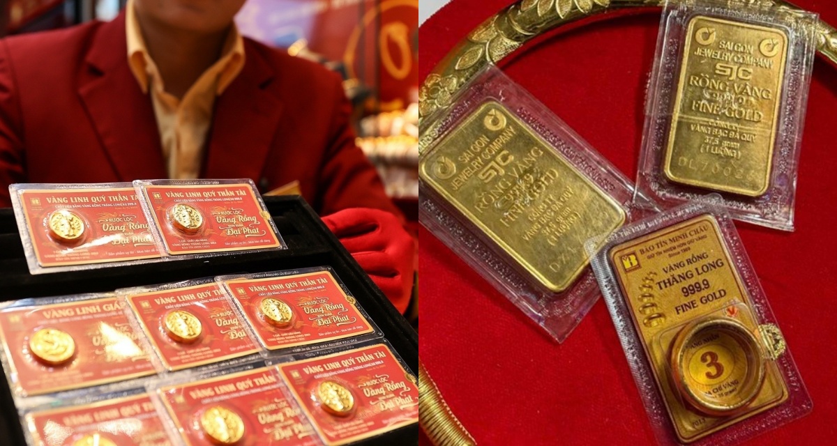 Gi&aacute; v&agrave;ng h&ocirc;m nay 13/4: V&agrave;ng SJC, nhẫn 9999 giảm đầu phi&ecirc;n, v&agrave;ng thế giới xuất hiện xu hướng mới 