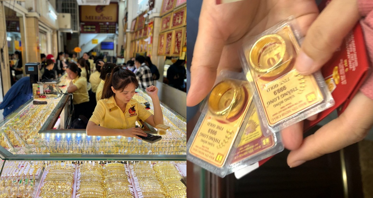 Gi&aacute; v&agrave;ng h&ocirc;m nay 14/4: Tăng mạnh tại nhiều hệ thống, hoạt động mua - b&aacute;n ở H&agrave; Nội c&oacute; dấu hiệu thay đổi