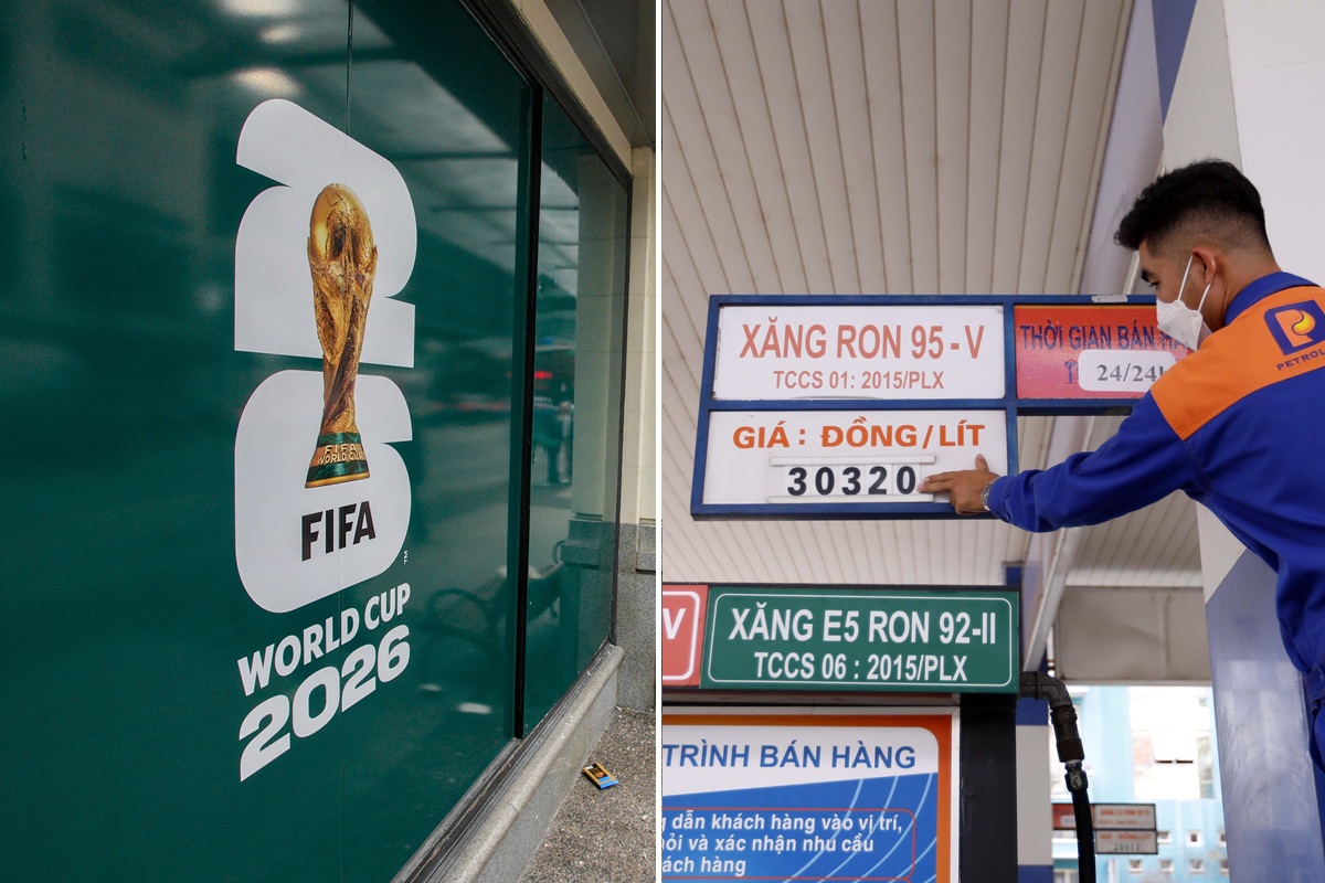 Gi&aacute; xăng dầu chiều h&ocirc;m nay 14/4: RON 95-V &aacute;p s&aacute;t 25.000 đồng/l&iacute;t, CĐV tới World Cup 2026 mừng thầm