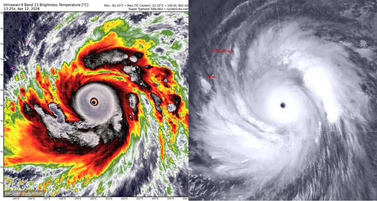 Si&ecirc;u b&atilde;o Sinlaku mạnh nhất h&agrave;nh tinh, ph&aacute; vỡ mọi giới hạn dự b&aacute;o, c&oacute; ảnh hưởng đến Việt Nam?