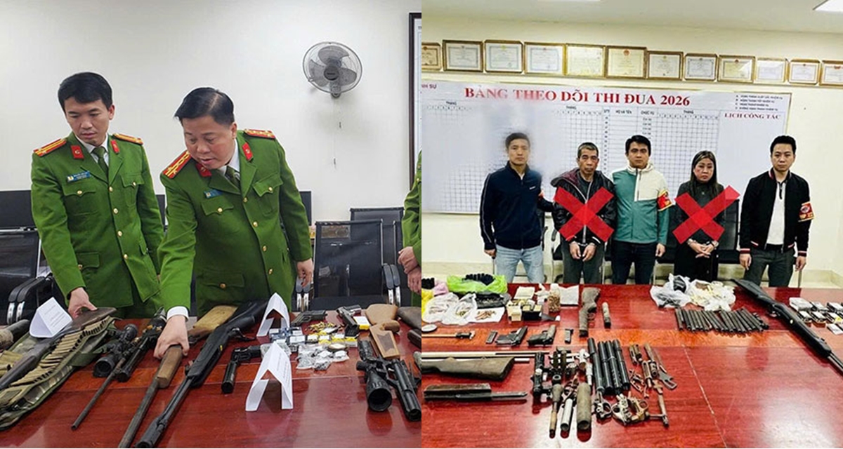 &lsquo;B&agrave; tr&ugrave;m&rsquo; đường d&acirc;y vũ kh&iacute; qu&acirc;n dụng ẩn th&acirc;n dưới m&aacute;c c&ocirc;ng nh&acirc;n, h&agrave;ng x&oacute;m khen h&ograve;a đồng, vui vẻ