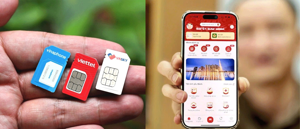 Hướng dẫn chi tiết c&aacute;ch tự x&aacute;c thực SIM tr&ecirc;n VNeID dễ thực hiện để tr&aacute;nh bị nh&agrave; mạng kh&oacute;a SIM hai chiều