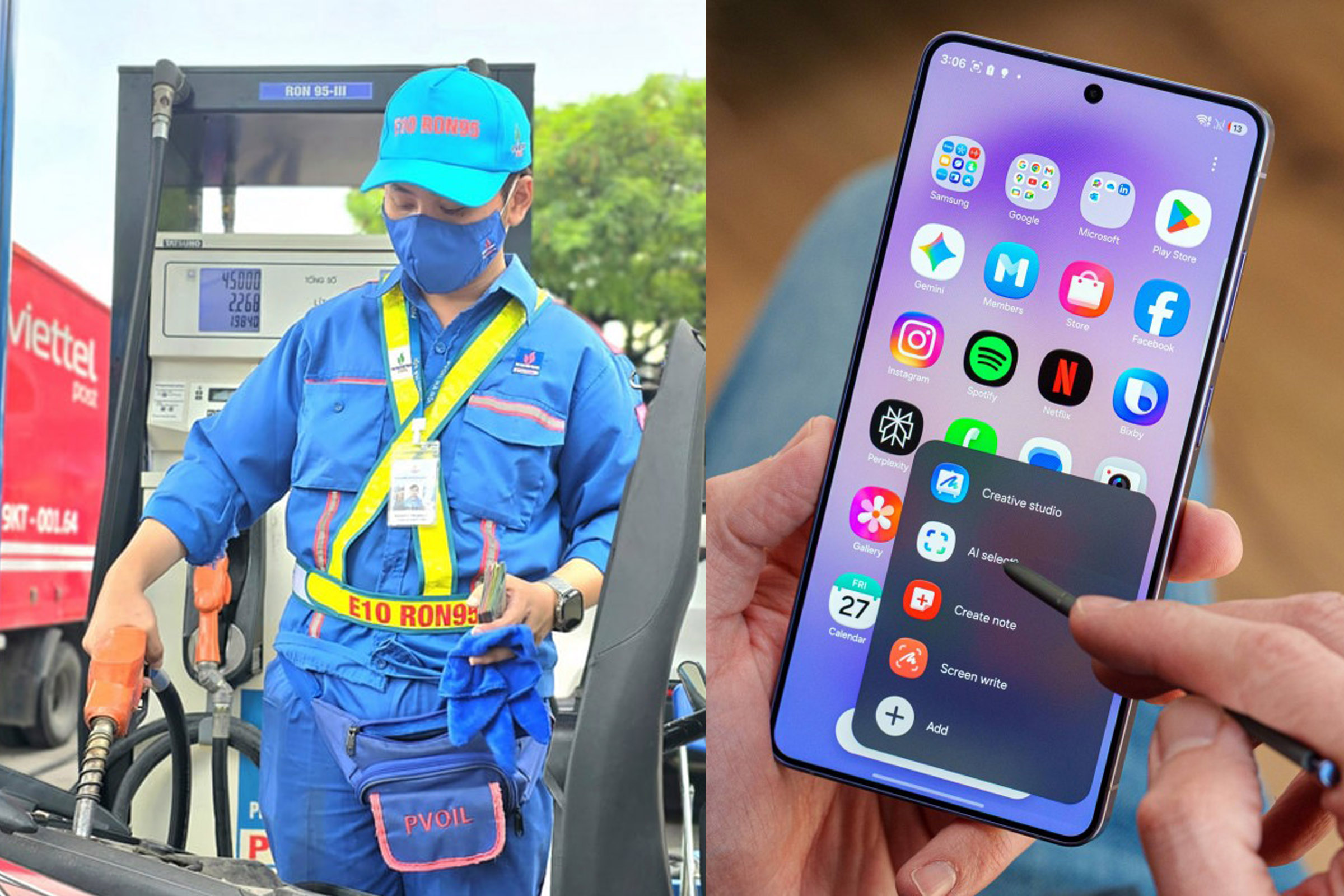 Gi&aacute; xăng dầu Petrolimex h&ocirc;m nay 15/4: Gi&aacute; xăng RON95, xăng E5 RON92, dầu diesel vẫn rẻ, gi&aacute; điện thoại Samsung ra sao?