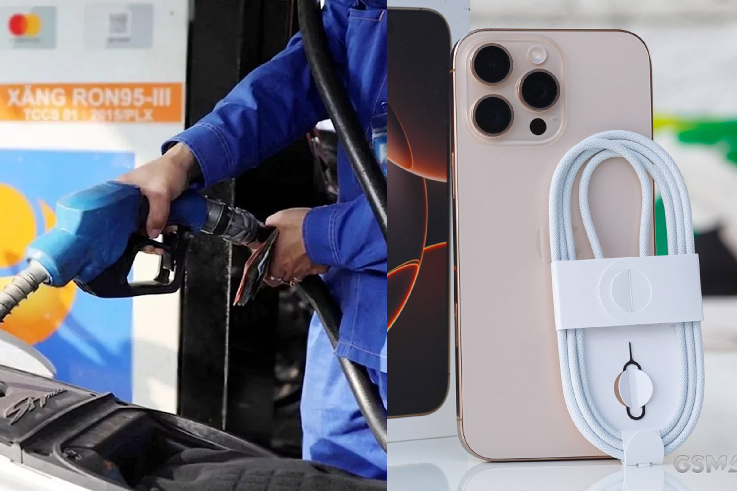 Gi&aacute; xăng dầu chiều h&ocirc;m nay 15/4: Gi&aacute; xăng RON95, E5 RON92 cực rẻ, gi&aacute; dầu diesel thấp nhất khu vực, gi&aacute; iPhone 16 ra sao