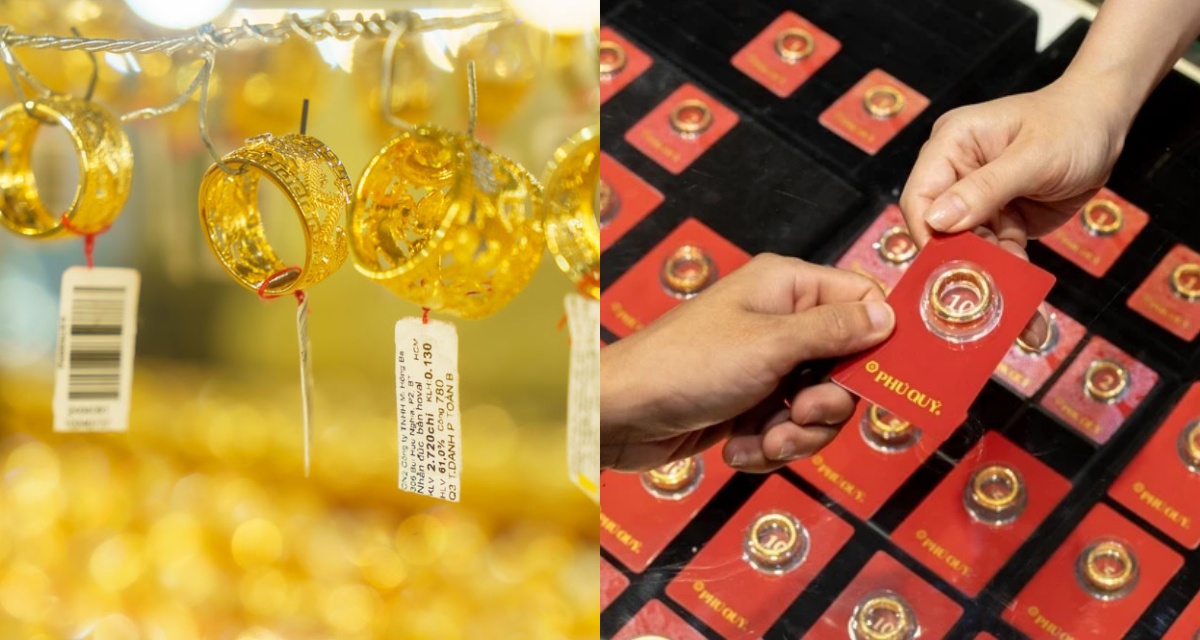 Gi&aacute; v&agrave;ng h&ocirc;m nay, chốt phi&ecirc;n 15/4: V&agrave;ng SJC, nhẫn 9999 tăng giảm đan xen, thế giới giữ v&ugrave;ng cao kỷ lục gần 30 ng&agrave;y