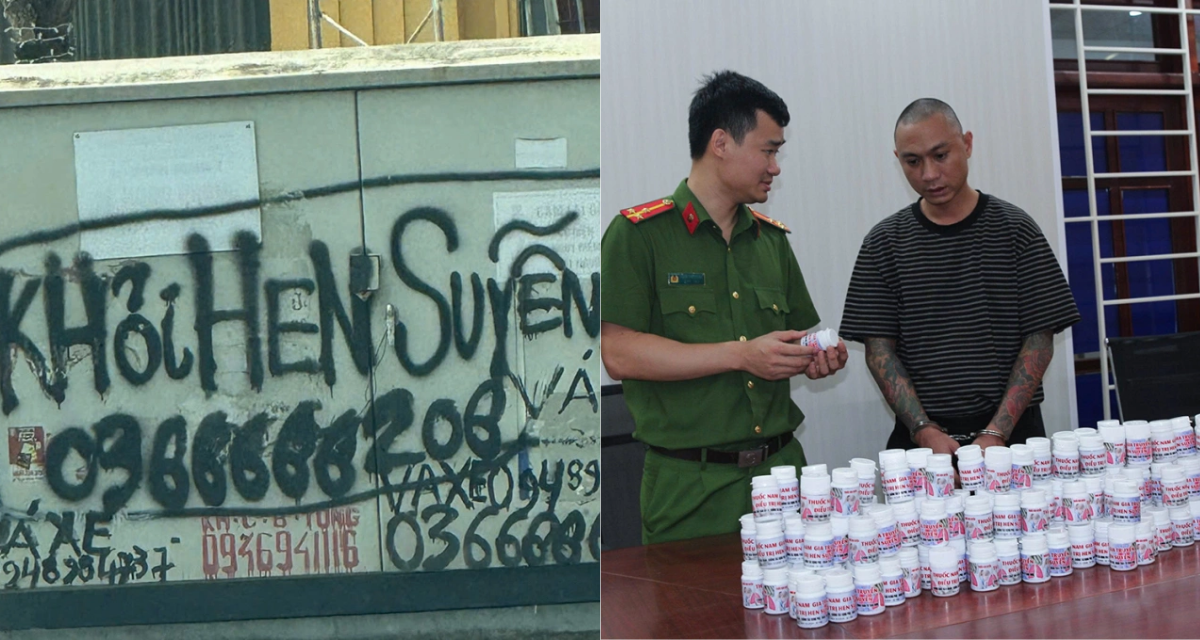 Quảng c&aacute;o thuốc hen suyễn &lsquo;khỏi 100%&rsquo;, người đ&agrave;n &ocirc;ng bị bắt: H&eacute; lộ sự thật ph&iacute;a sau