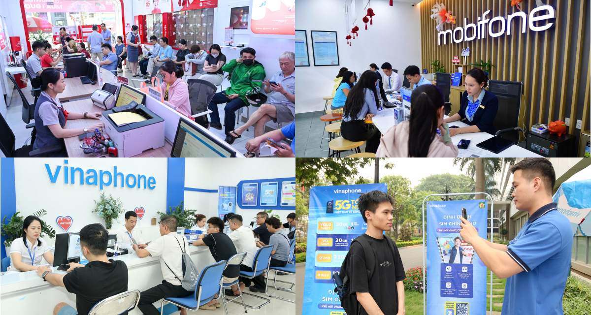 Lo bị kh&oacute;a SIM, người d&acirc;n đổ x&ocirc; đi x&aacute;c thực thu&ecirc; bao ng&agrave;y đầu quy định mới