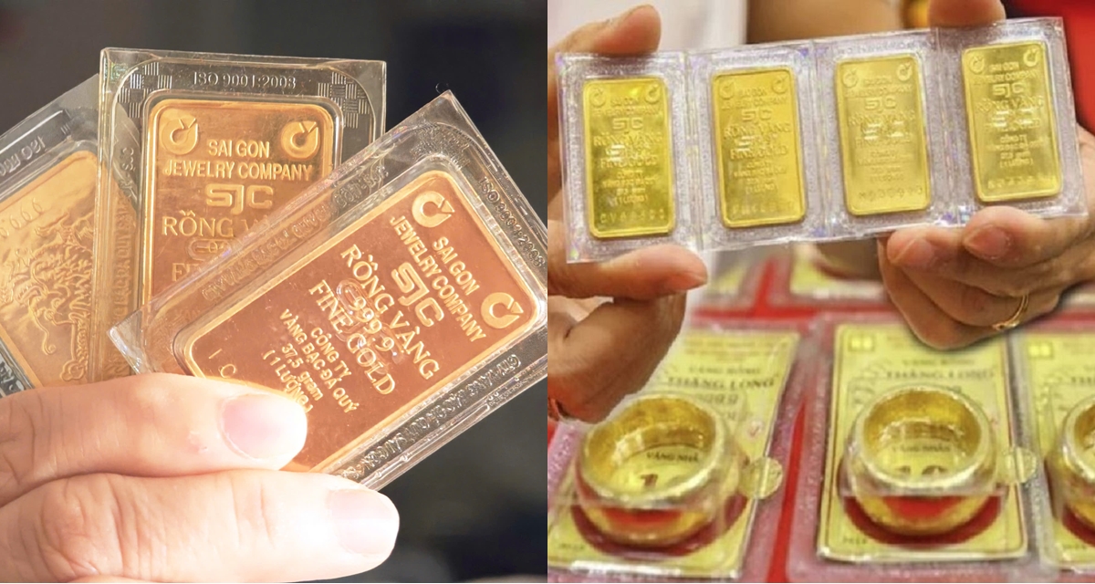 Chốt gi&aacute; v&agrave;ng h&ocirc;m nay 15/4: V&agrave;ng SJC, v&agrave;ng nhẫn đồng loạt lao dốc, 1 mặt h&agrave;ng mất tới 3 triệu đồng/lượng