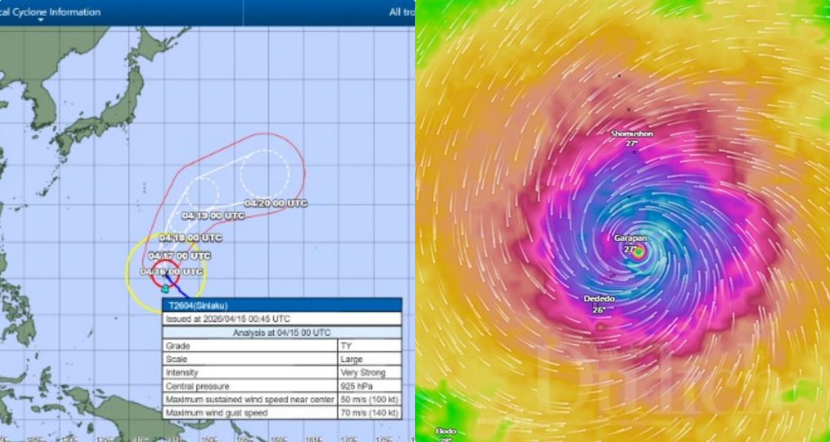 Tin b&atilde;o mới nhất: Si&ecirc;u b&atilde;o Sinlaku đổi hướng ph&uacute;t ch&oacute;t, Việt Nam c&oacute; thật sự \'ngo&agrave;i v&ugrave;ng nguy hiểm\'?