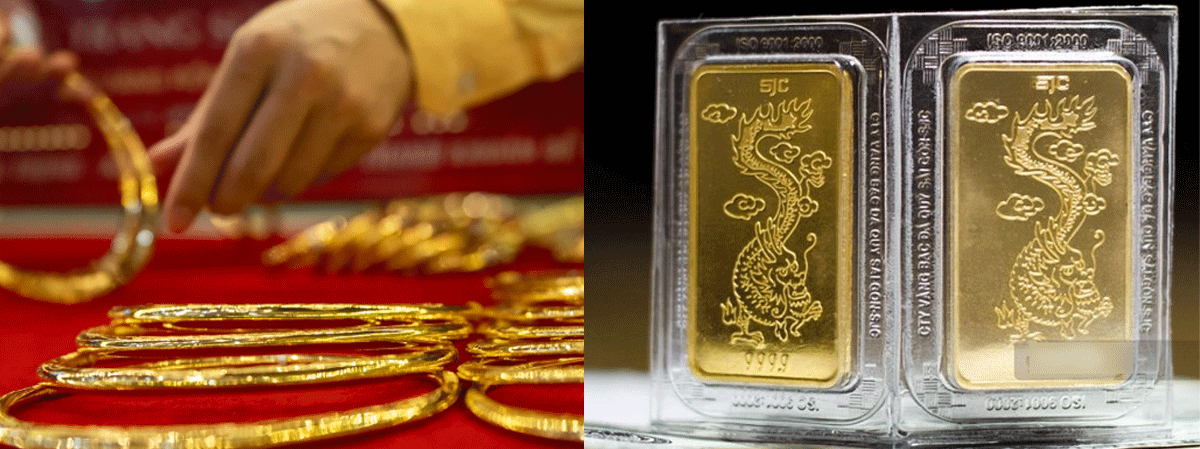 Cập nhật gi&aacute; v&agrave;ng trong nước h&ocirc;m nay mới nhất: V&agrave;ng nhẫn trơn, v&agrave;ng miếng giảm đ&aacute;ng kể