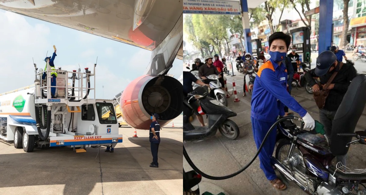 Gi&aacute; xăng dầu h&ocirc;m nay 15/4 tăng - giảm tr&aacute;i chiều, nhi&ecirc;n liệu bay v&agrave; v&eacute; m&aacute;y bay khi n&agrave;o b&igrave;nh ổn trở lại?