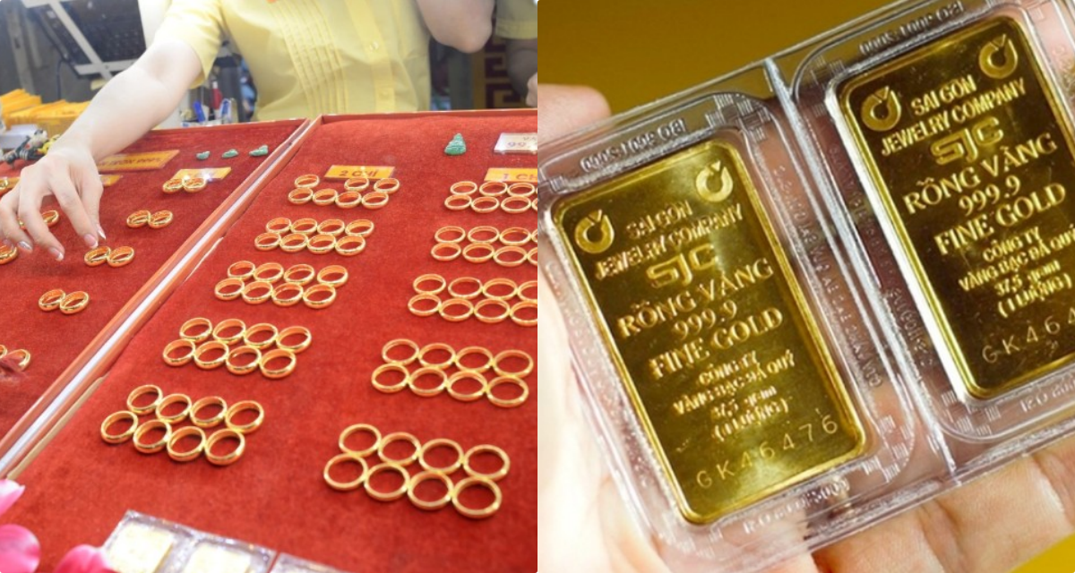 Gi&aacute; v&agrave;ng h&ocirc;m nay đồng loạt \'rơi thẳng\': Bảng gi&aacute; v&agrave;ng miếng SJC v&agrave; nhẫn trơn, 2 thương hiệu \'v&ecirc;nh\' kh&aacute;c thường