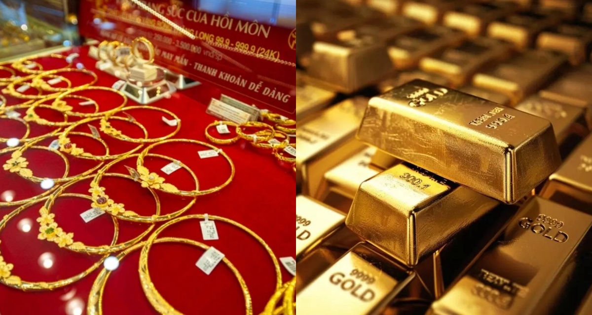 Gi&aacute; v&agrave;ng h&ocirc;m nay 16/4 giảm, v&agrave;ng SJC v&agrave; nhẫn 9999 hạ gi&aacute;, ch&ecirc;nh lệch với thế giới tiến s&aacute;t mốc 20 triệu đồng