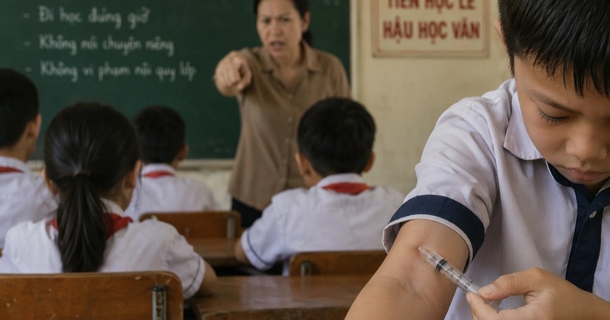 Hiệu trưởng kh&ocirc;ng tin nổi khi nghe tin học sinh lớp 3 bị phạt ch&iacute;ch kim ti&ecirc;m v&agrave;o tay, h&eacute; lộ về nữ gi&aacute;o vi&ecirc;n