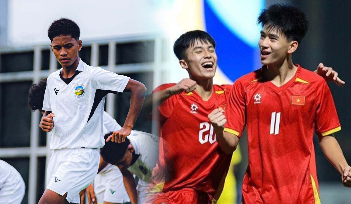 Kết quả b&oacute;ng đ&aacute; U17 Việt Nam 10-0 U17 Timor Leste h&ocirc;m nay: ĐT Việt Nam \'đại thắng\'