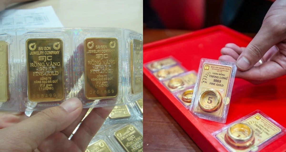 Gi&aacute; v&agrave;ng h&ocirc;m nay (tối 16/4): V&agrave;ng SJC, nhẫn 9999 giảm nhanh, thế giới neo cao, người mua chịu mức lỗ lớn sau 2 ng&agrave;y