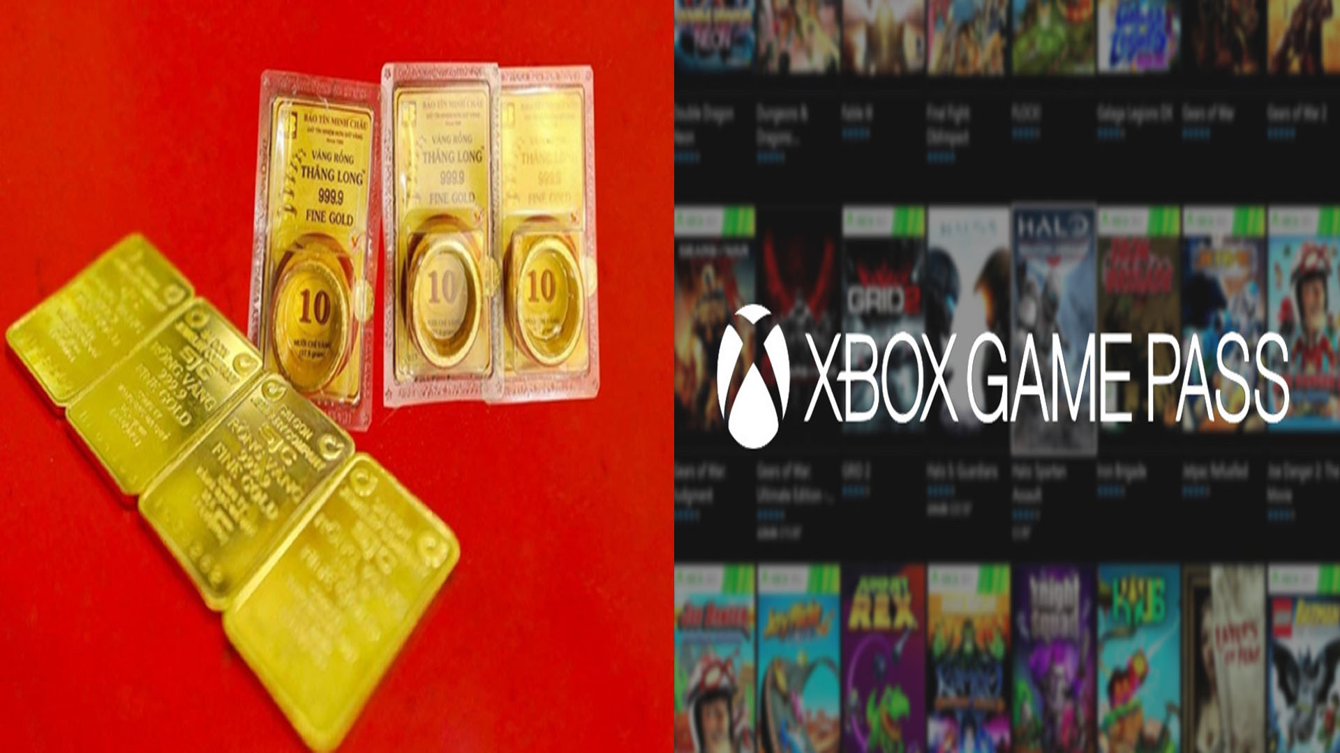Gi&aacute; v&agrave;ng miếng, v&agrave;ng nhẫn 9999 h&ocirc;m nay quay đầu đi xuống, gi&aacute; Xbox Game Pass qu&aacute; cao, nhiều game thủ mong một lần giảm