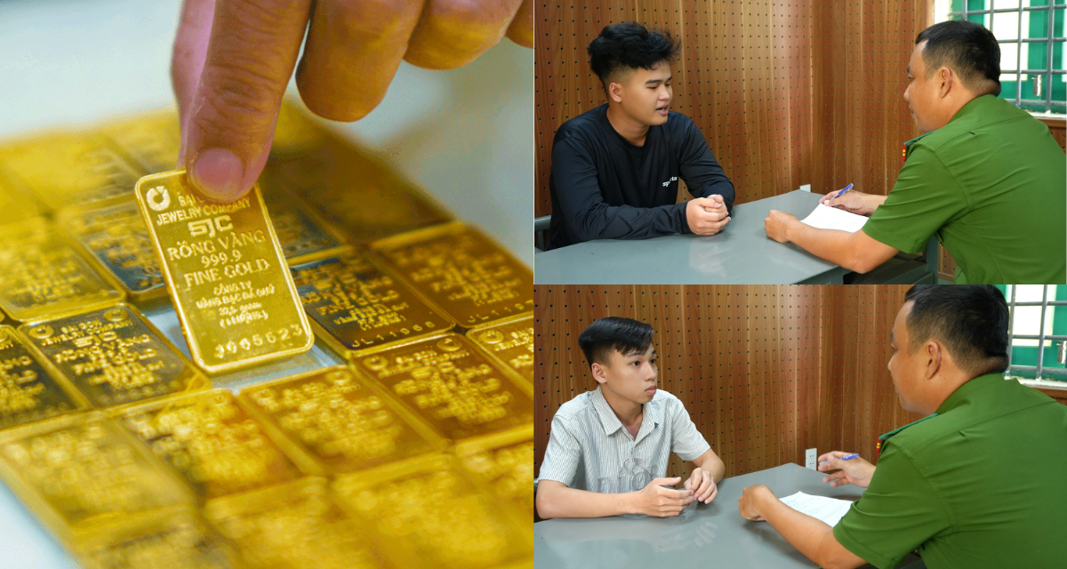 Đồng Th&aacute;p: Lợi dụng sơ hở chủ tiệm, 2 thanh ni&ecirc;n trộm hơn 30 lượng v&agrave;ng rồi mang b&aacute;n chia nhau ti&ecirc;u x&agrave;i