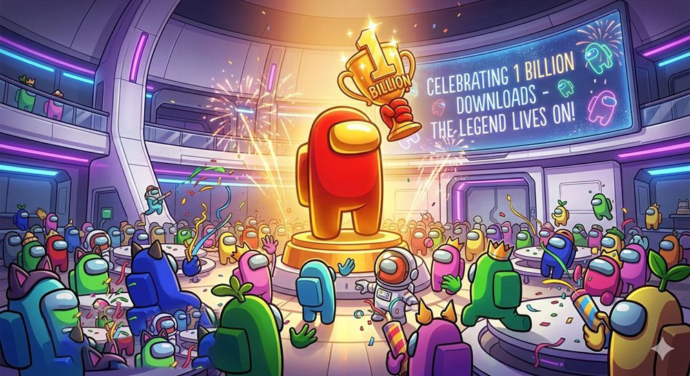 Tựa game đ&igrave;nh đ&aacute;m một thời Among Us đạt kỷ lục kh&oacute; tin