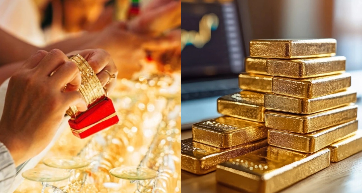 Gi&aacute; v&agrave;ng h&ocirc;m nay lao dốc 14% so với đỉnh, dự b&aacute;o kịch bản l&ecirc;n tới 8.000 USD/ounce v&agrave;o năm 2027 