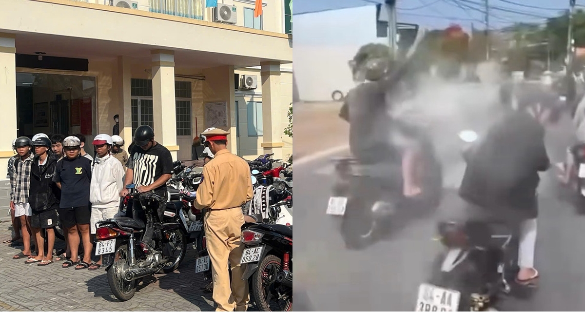 T&igrave;m ra nh&oacute;m thanh ni&ecirc;n đi xe m&aacute;y n&eacute;m bột người đi đường, C&ocirc;ng an Vĩnh Long th&ocirc;ng tin ch&iacute;nh thức