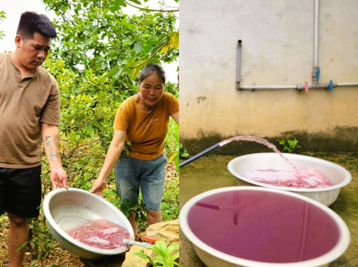 Vụ nước giếng khoan đổi m&agrave;u t&iacute;m ngắt ở Thanh H&oacute;a: Lời th&uacute; nhận bất ngờ từ doanh nghiệp giặt l&agrave;