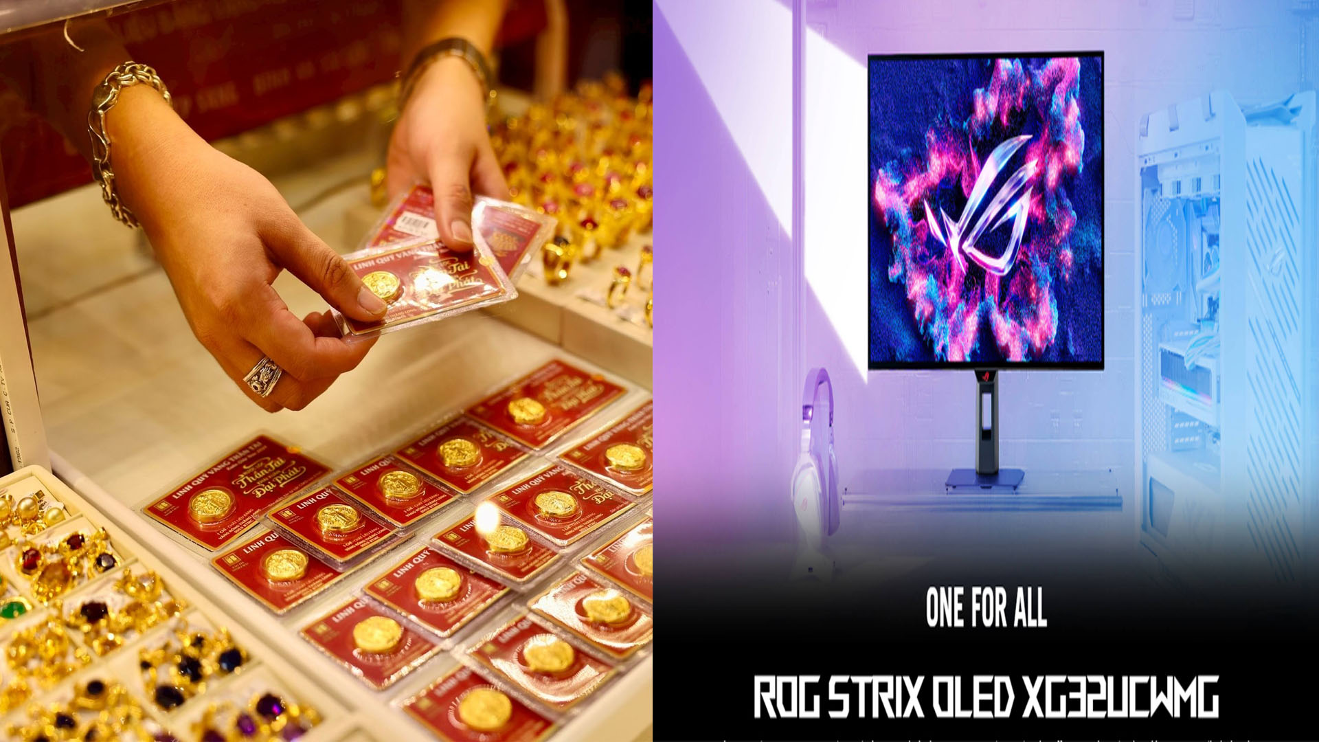 Gi&aacute; v&agrave;ng miếng SJC, v&agrave;ng nhẫn 9999 chiều 18/4 bật tăng trở lại, bảng gi&aacute; m&agrave;n h&igrave;nh gaming ASUS ưu đ&atilde;i tốt nhất