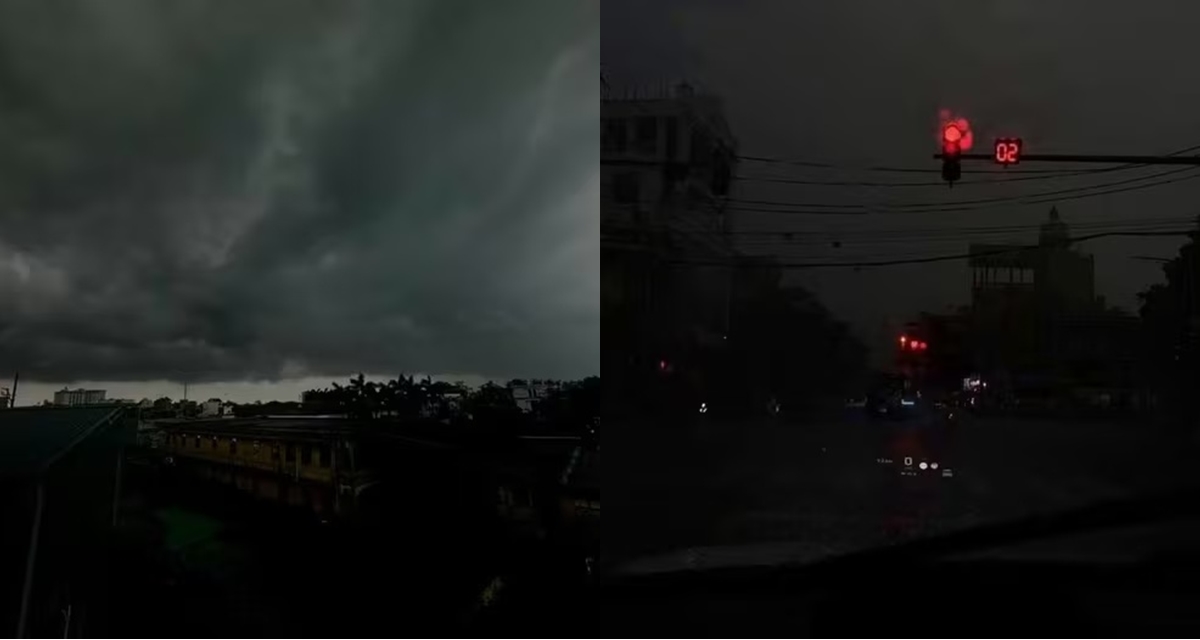 L&yacute; do bầu trời H&agrave; Nội, Th&aacute;i Nguy&ecirc;n, Hưng Y&ecirc;n li&ecirc;n tục xảy ra hiện tượng tối sầm giữa ban ng&agrave;y