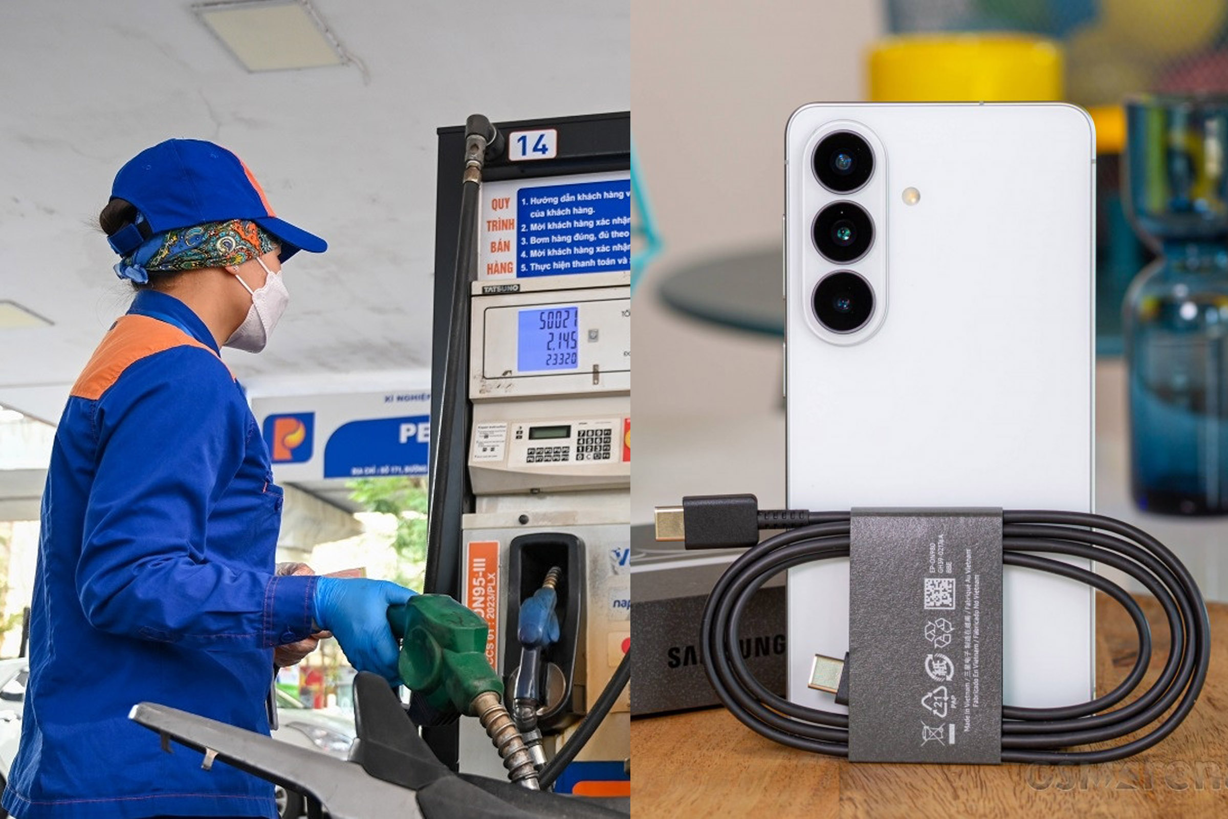 Gi&aacute; xăng dầu Petrolimex trưa h&ocirc;m nay 20/4: Gi&aacute; xăng RON95, E5 RON92, dầu diesel đều rẻ, gi&aacute; điện thoại Samsung ra sao?