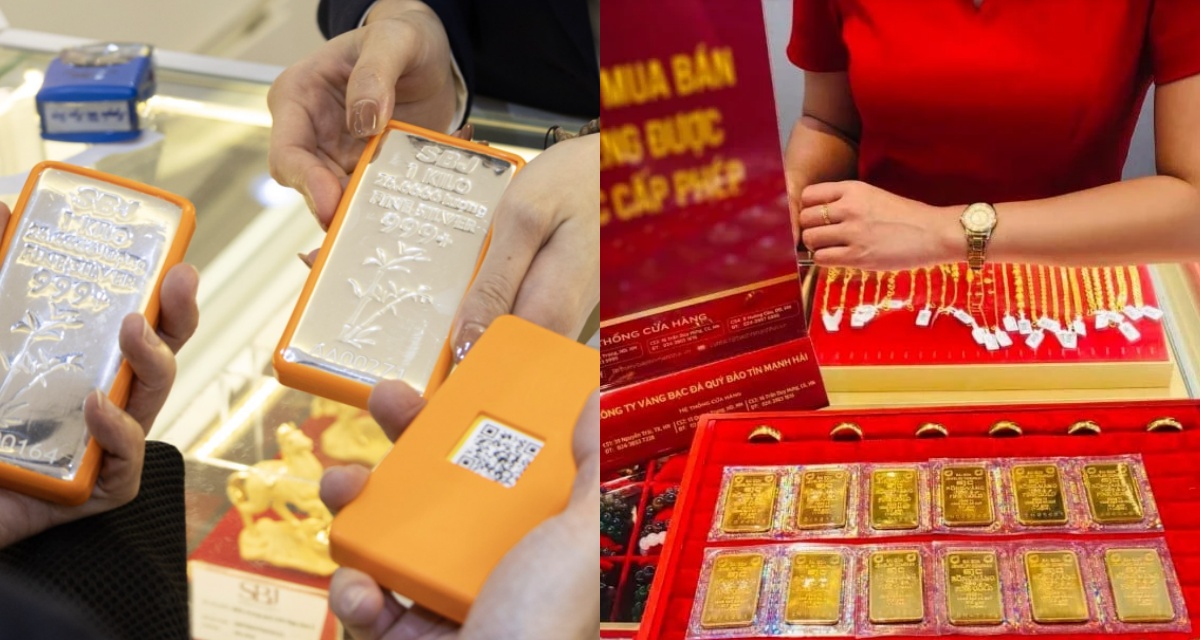 Gi&aacute; v&agrave;ng, bạc h&ocirc;m nay 20/4: SJC, nhẫn 9999 giảm, cửa h&agrave;ng thưa kh&aacute;ch, gi&aacute; bạc l&ecirc;n cao nhất 5 tuần