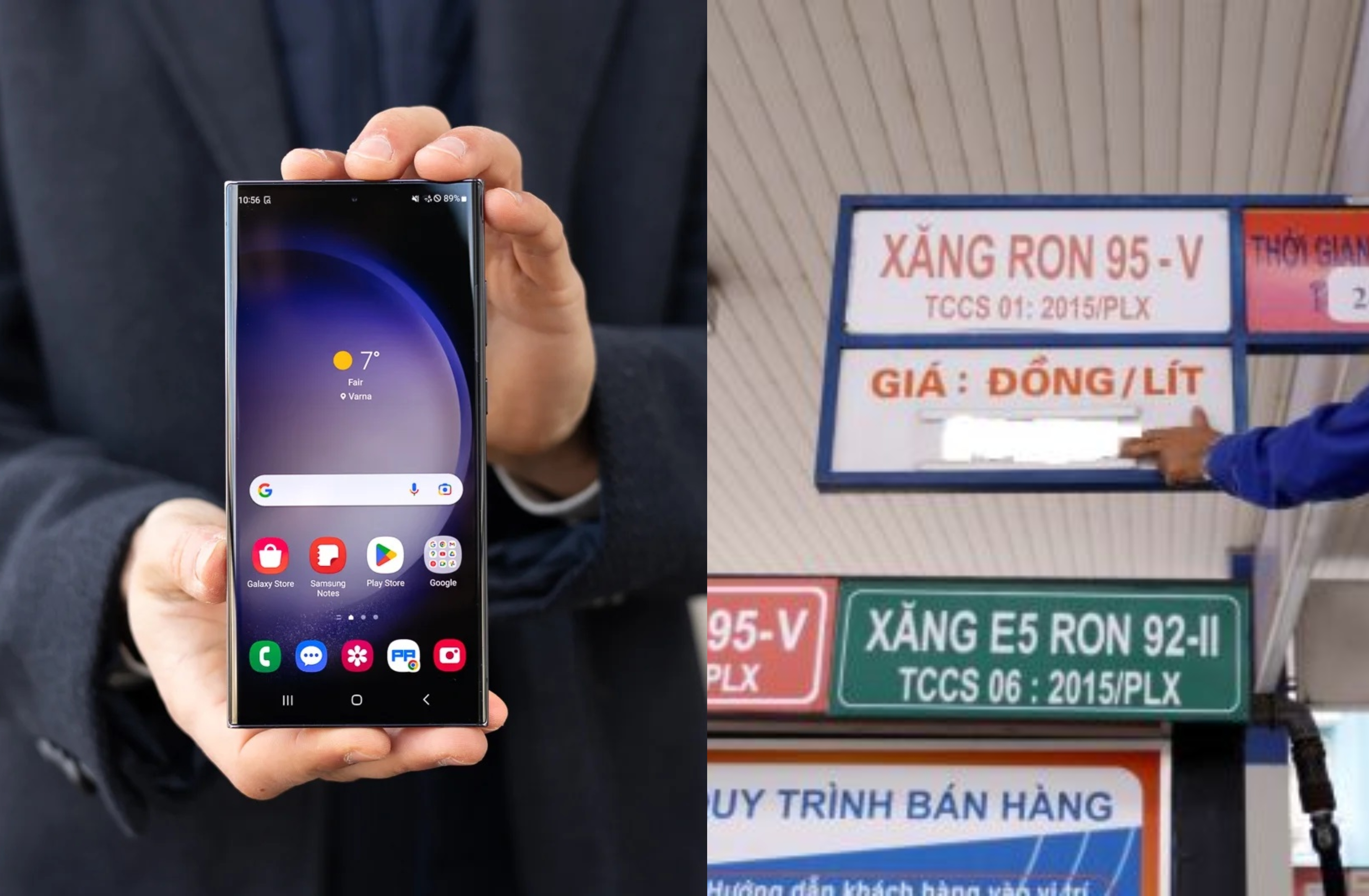 Gi&aacute; xăng h&ocirc;m nay 20/4: E5 RON 92, RON 95 vẫn rẻ kỷ lục, bảng gi&aacute; điện thoại Samsung vẫn cực rẻ