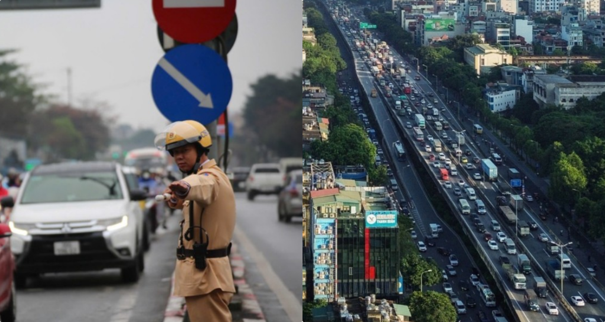 H&agrave; Nội ph&acirc;n luồng giao th&ocirc;ng dịp 30/4 &ndash; 1/5: Sai một hướng đi, nguy cơ mắc kẹt h&agrave;ng giờ tại cửa ng&otilde;!