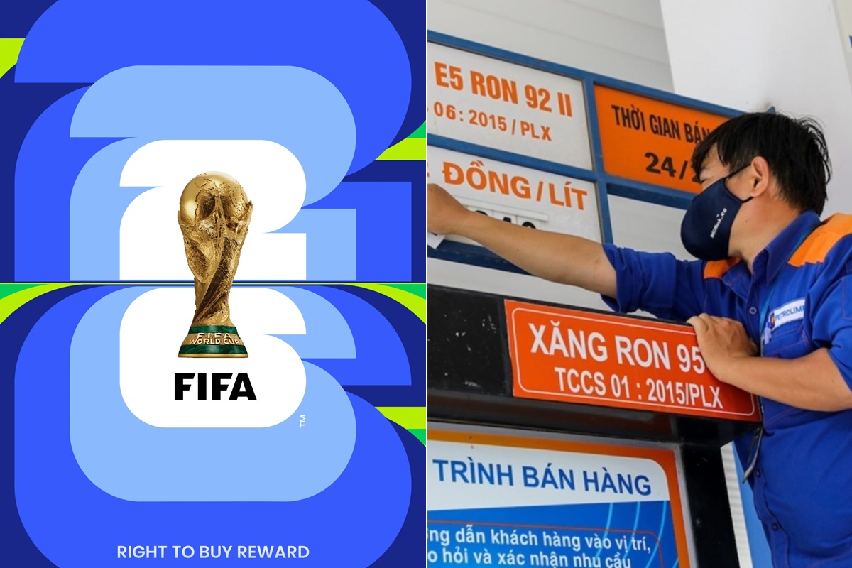 Gi&aacute; xăng dầu h&ocirc;m nay 22/4: RON 95-V dưới 24.000 đồng/l&iacute;t, CĐV đến World Cup 2026 vẫn lo ngay ng&aacute;y