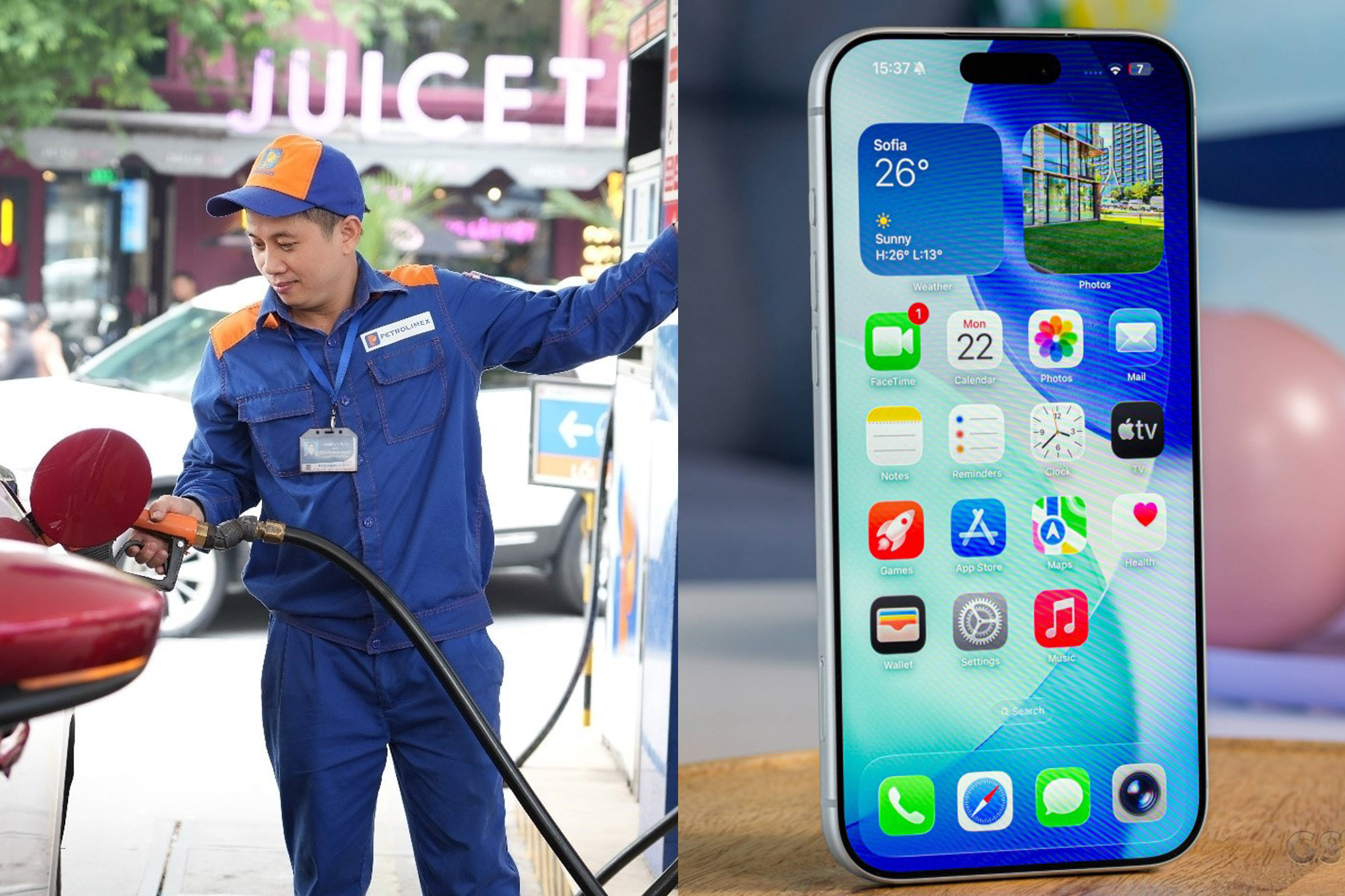 Gi&aacute; xăng dầu h&ocirc;m nay 21/4: Gi&aacute; dầu hạ nhiệt, gi&aacute; xăng RON95, E5 RON92 sắp hạ tiếp, gi&aacute; iPhone ch&iacute;nh h&atilde;ng ra sao?