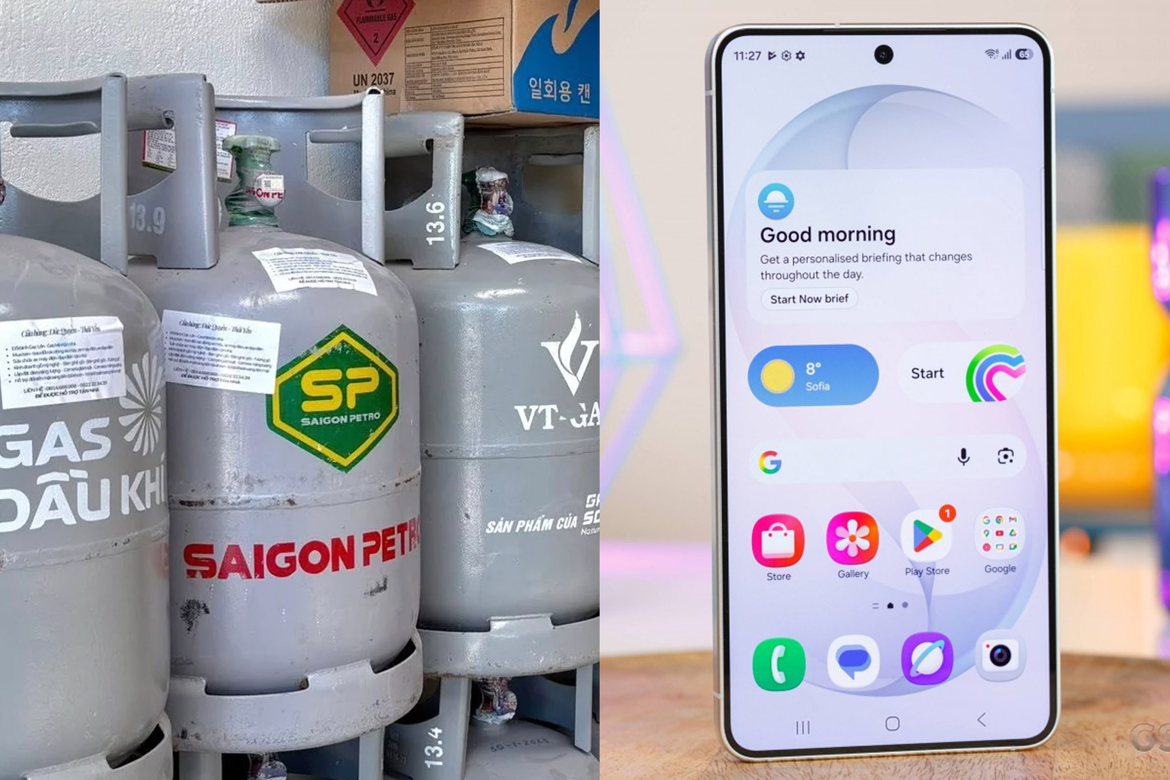 Gi&aacute; gas h&ocirc;m nay 21/4: B&igrave;nh 12kg giảm hơn 23.000 đồng, rẻ nhất từ 550.000 đồng, gi&aacute; b&aacute;n Galaxy S26 c&oacute; giảm kh&ocirc;ng?